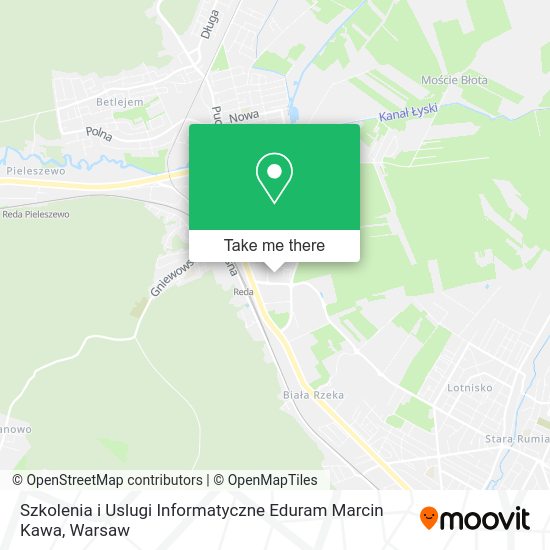 Szkolenia i Uslugi Informatyczne Eduram Marcin Kawa map