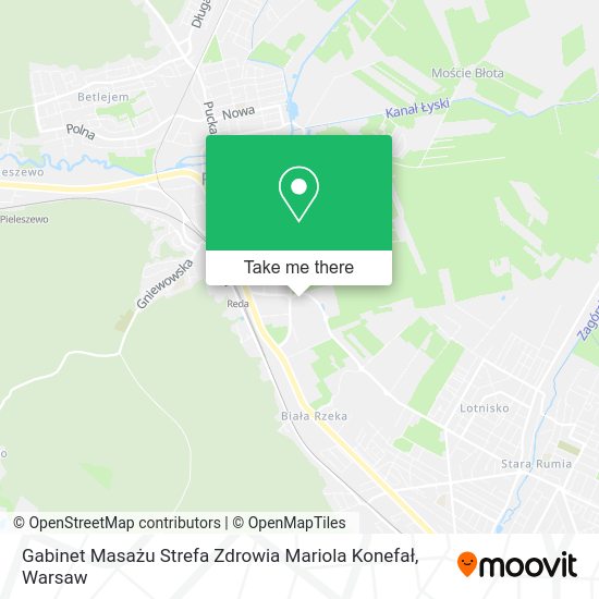 Gabinet Masażu Strefa Zdrowia Mariola Konefał map