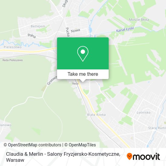 Claudia & Merlin - Salony Fryzjersko-Kosmetyczne map