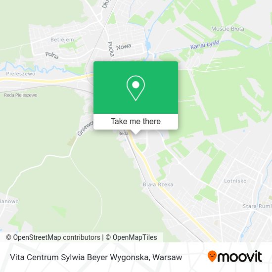 Vita Centrum Sylwia Beyer Wygonska map