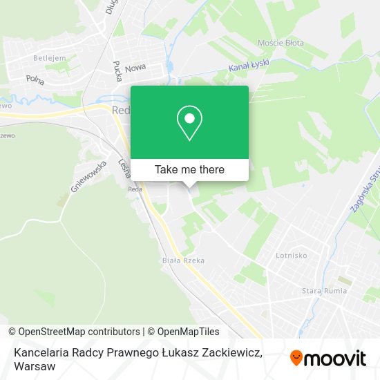 Kancelaria Radcy Prawnego Łukasz Zackiewicz map