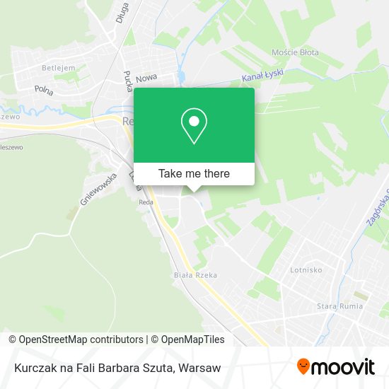 Kurczak na Fali Barbara Szuta map