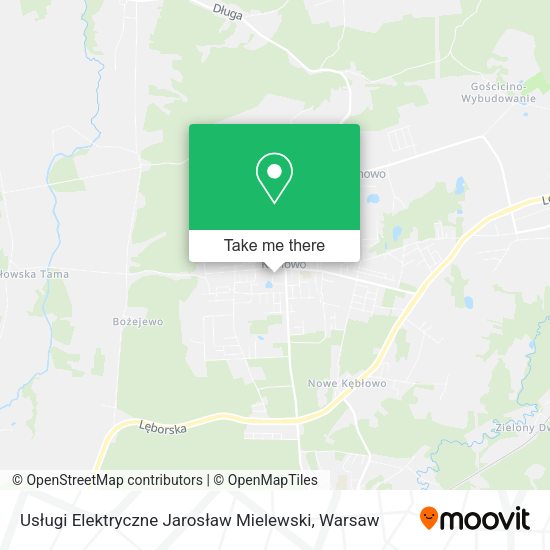 Usługi Elektryczne Jarosław Mielewski map