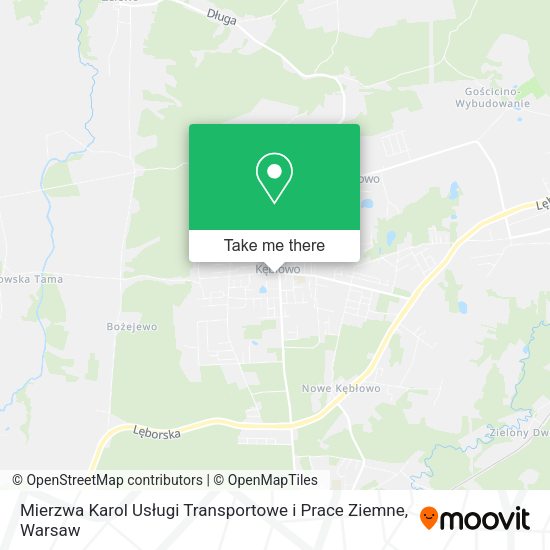 Mierzwa Karol Usługi Transportowe i Prace Ziemne map