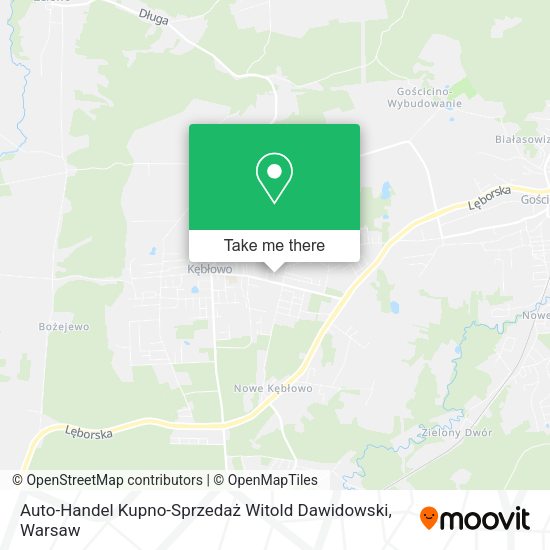 Auto-Handel Kupno-Sprzedaż Witold Dawidowski map