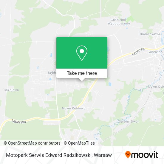 Motopark Serwis Edward Radzikowski map