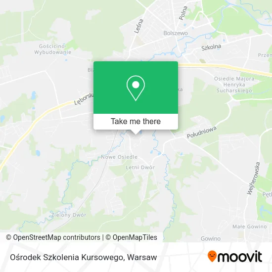 Карта Ośrodek Szkolenia Kursowego