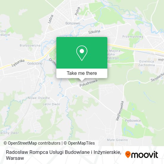 Radosław Rompca Usługi Budowlane i Inżynierskie map