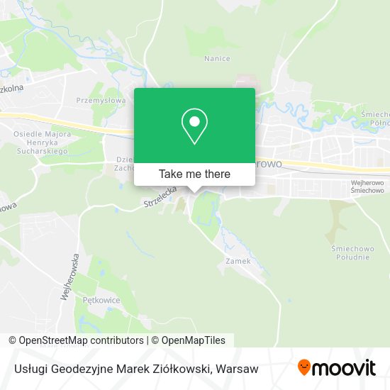 Usługi Geodezyjne Marek Ziółkowski map