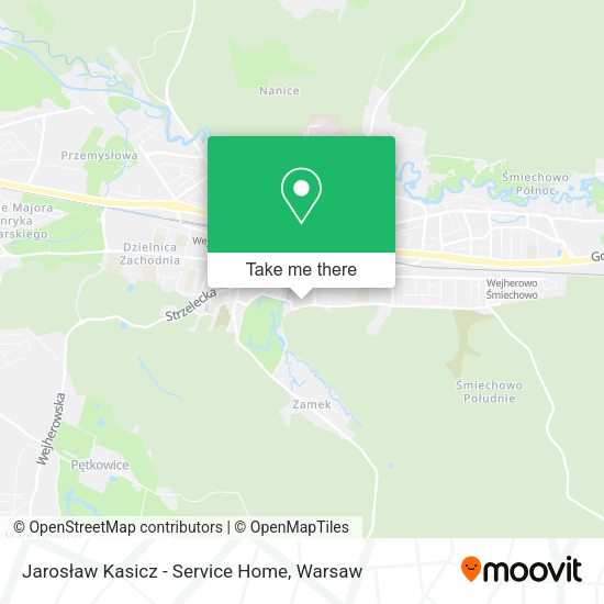 Jarosław Kasicz - Service Home map