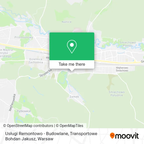 Карта Usługi Remontowo - Budowlane, Transportowe Bohdan Jakusz