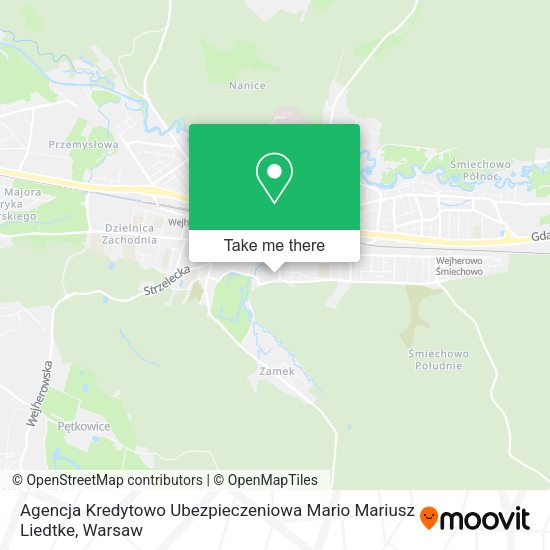 Agencja Kredytowo Ubezpieczeniowa Mario Mariusz Liedtke map