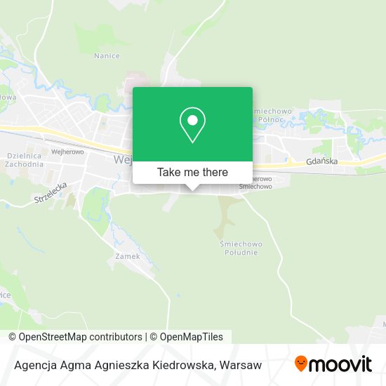 Agencja Agma Agnieszka Kiedrowska map