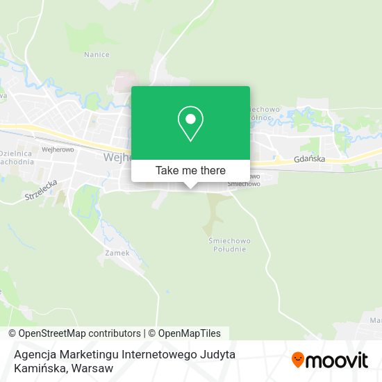 Карта Agencja Marketingu Internetowego Judyta Kamińska