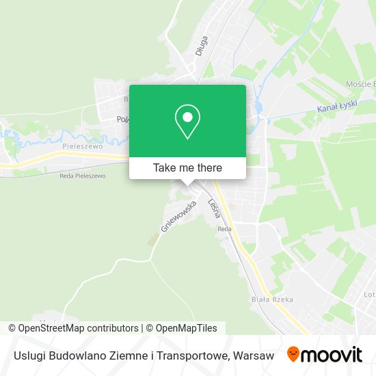 Uslugi Budowlano Ziemne i Transportowe map