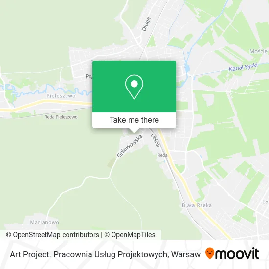 Карта Art Project. Pracownia Usług Projektowych