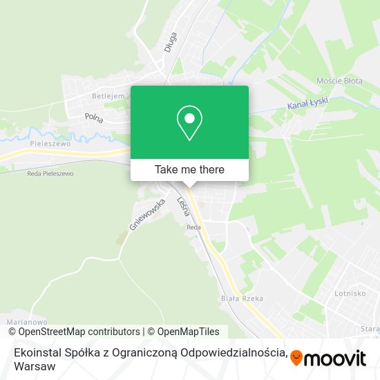 Ekoinstal Spółka z Ograniczoną Odpowiedzialnościa map