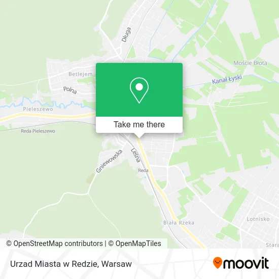 Карта Urzad Miasta w Redzie