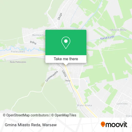 Карта Gmina Miasto Reda
