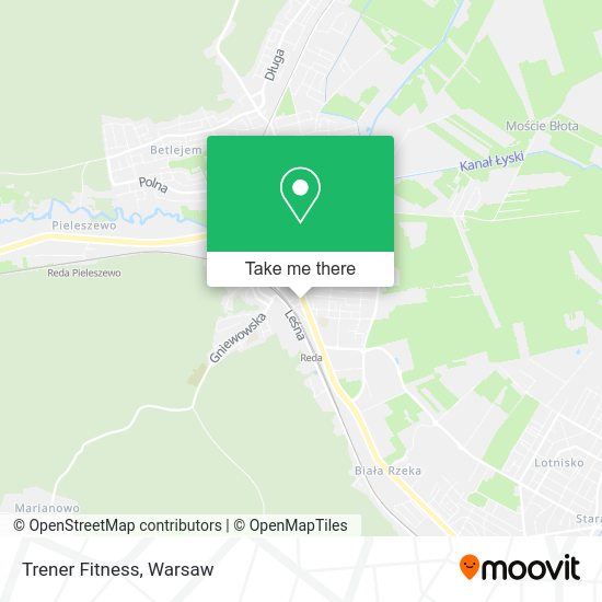 Trener Fitness map