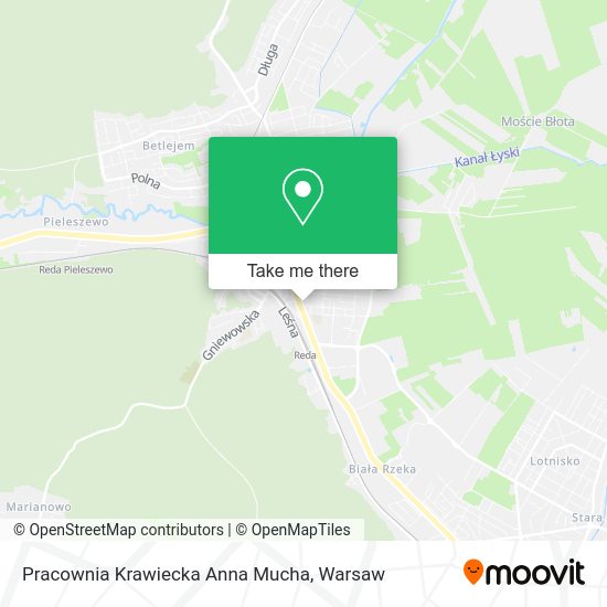 Pracownia Krawiecka Anna Mucha map