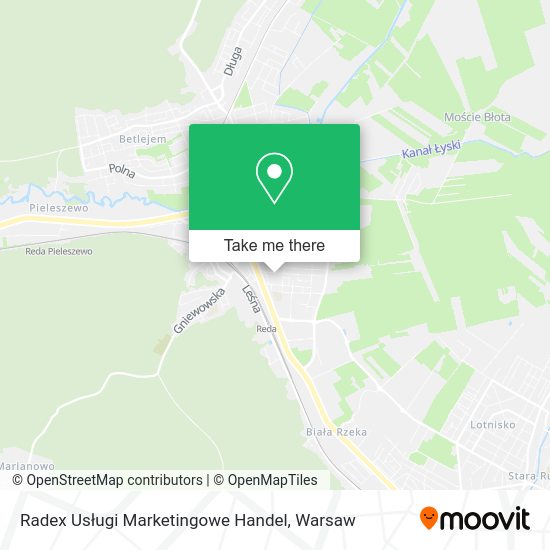 Radex Usługi Marketingowe Handel map