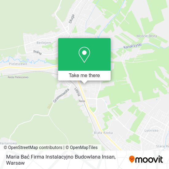 Maria Bać Firma Instalacyjno Budowlana Insan map