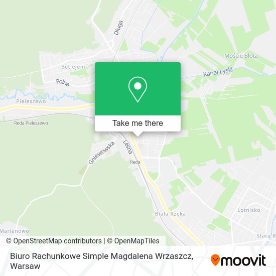 Biuro Rachunkowe Simple Magdalena Wrzaszcz map