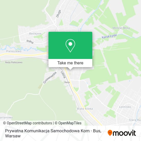 Карта Prywatna Komunikacja Samochodowa Kom - Bus