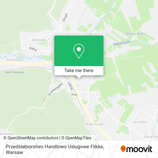 Карта Przedsiebiorstwo Handlowo Uslugowe Flikke