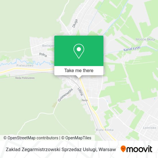 Zaklad Zegarmistrzowski Sprzedaz Uslugi map