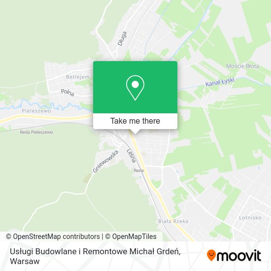 Usługi Budowlane i Remontowe Michał Grdeń map