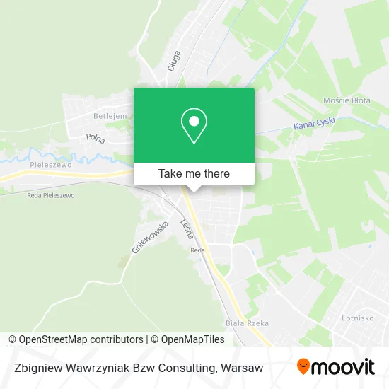 Карта Zbigniew Wawrzyniak Bzw Consulting