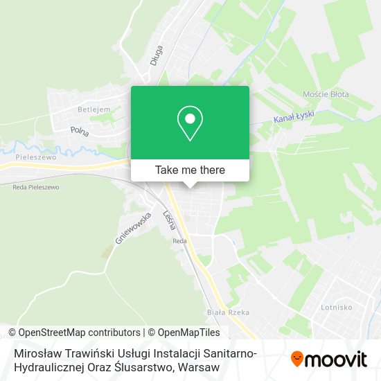 Mirosław Trawiński Usługi Instalacji Sanitarno-Hydraulicznej Oraz Ślusarstwo map