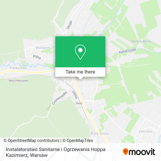 Instalatorstwo Sanitarne i Ogrzewania Hoppa Kazimierz map