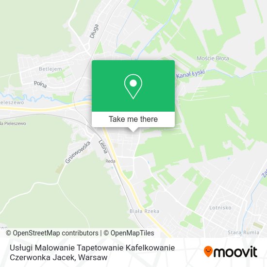 Usługi Malowanie Tapetowanie Kafelkowanie Czerwonka Jacek map