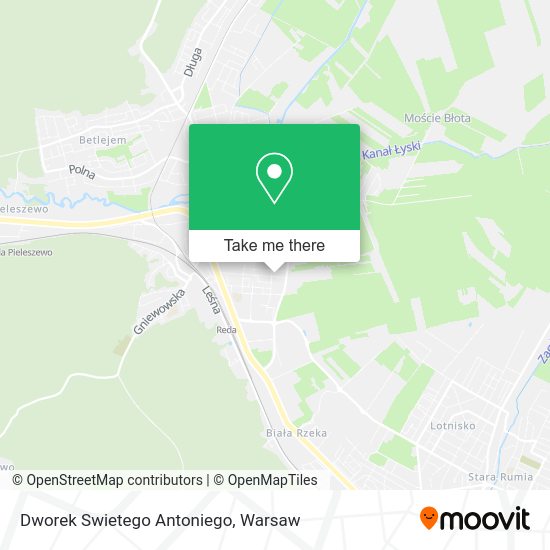 Dworek Swietego Antoniego map