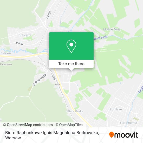 Biuro Rachunkowe Ignis Magdalena Borkowska map