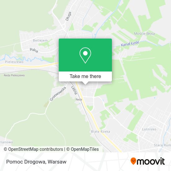 Pomoc Drogowa map