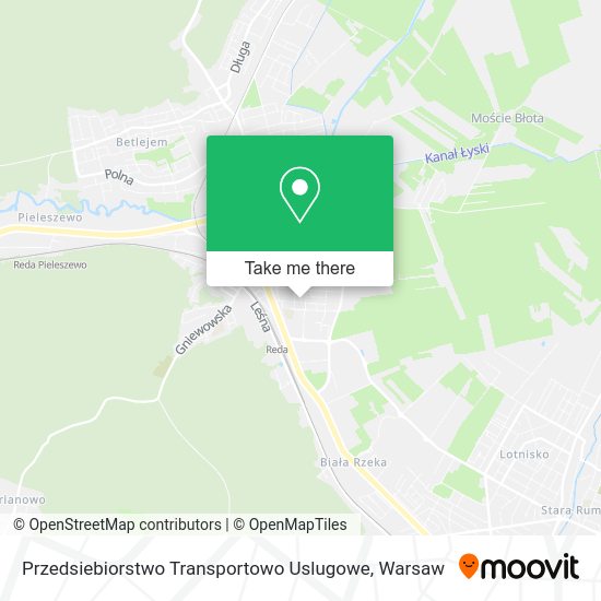 Карта Przedsiebiorstwo Transportowo Uslugowe