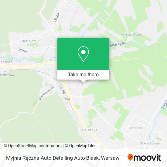 Myjnia Ręczna-Auto Detailing Auto Blask map