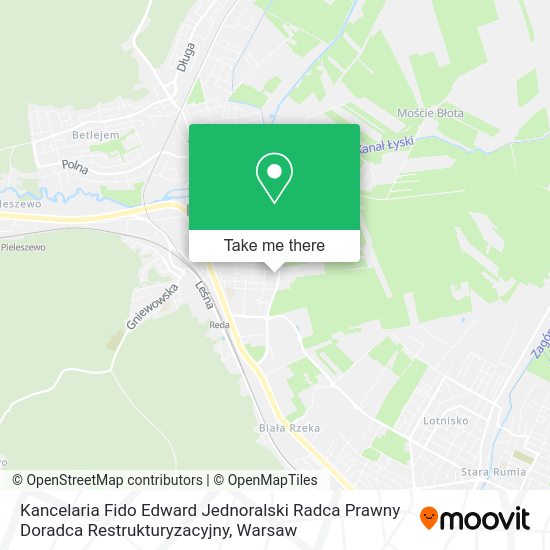 Kancelaria Fido Edward Jednoralski Radca Prawny Doradca Restrukturyzacyjny map