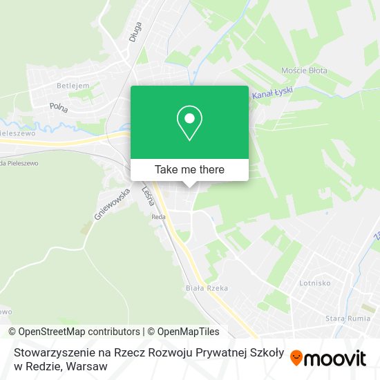 Stowarzyszenie na Rzecz Rozwoju Prywatnej Szkoły w Redzie map