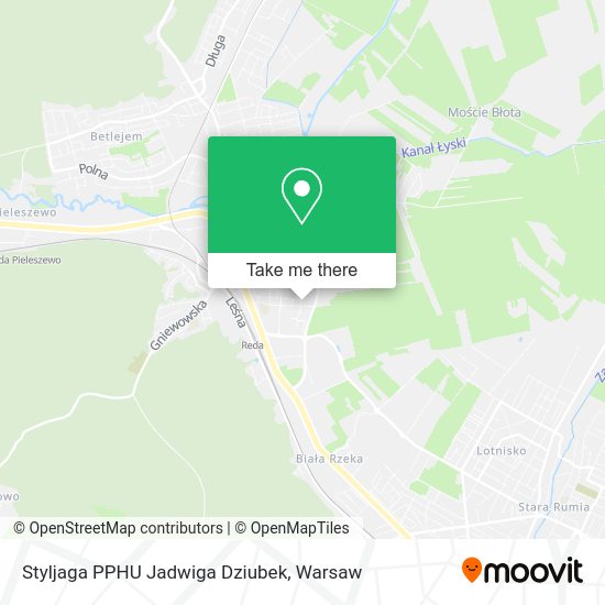 Styljaga PPHU Jadwiga Dziubek map