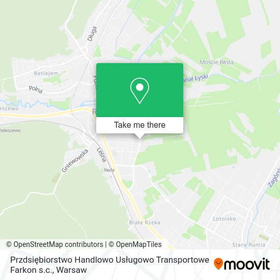 Карта Przdsiębiorstwo Handlowo Usługowo Transportowe Farkon s.c.