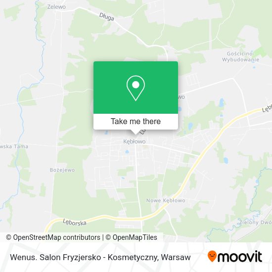 Wenus. Salon Fryzjersko - Kosmetyczny map