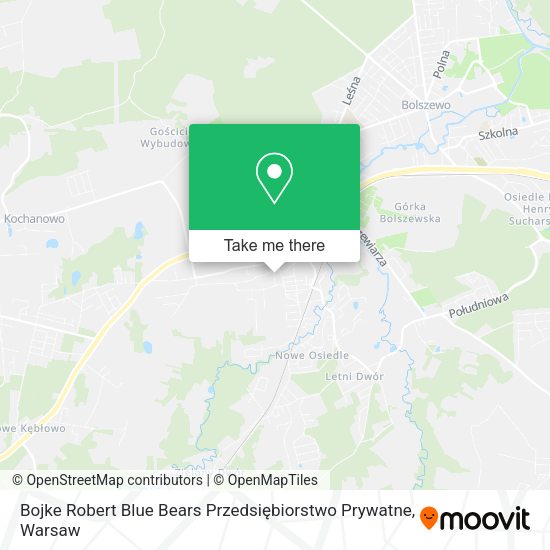 Bojke Robert Blue Bears Przedsiębiorstwo Prywatne map