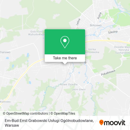 Em-Bud Emil Grabowski Usługi Ogólnobudowlane map