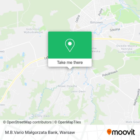 M.B.Vario Małgorzata Bank map