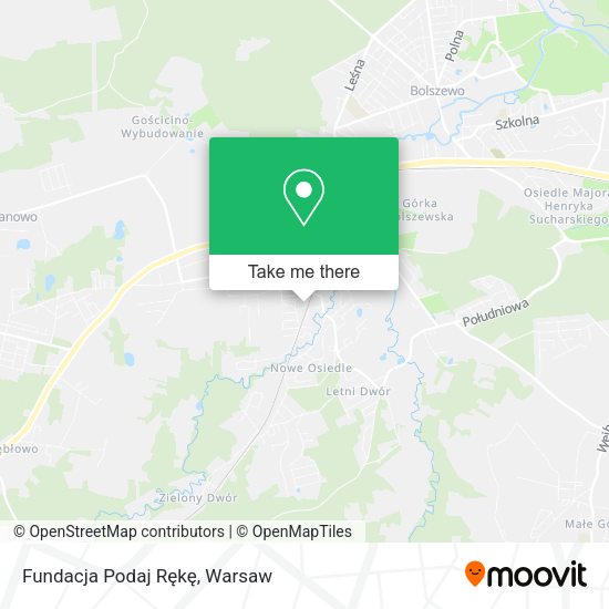 Fundacja Podaj Rękę map